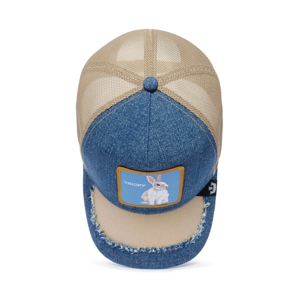Goorin Bros Silki Rabbit Trucker Cap Blue Heren