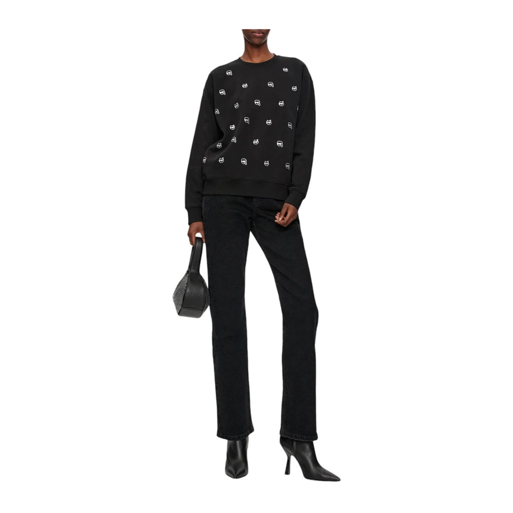 Karl Lagerfeld Sweatshirt iconisch 2.0 rs sweatshirt 246w1800 Black Dames