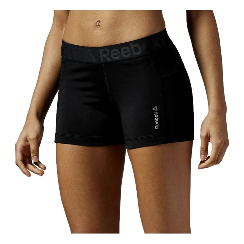 Reebok Workout Ready Fit Gebreide Shorts Black Dames