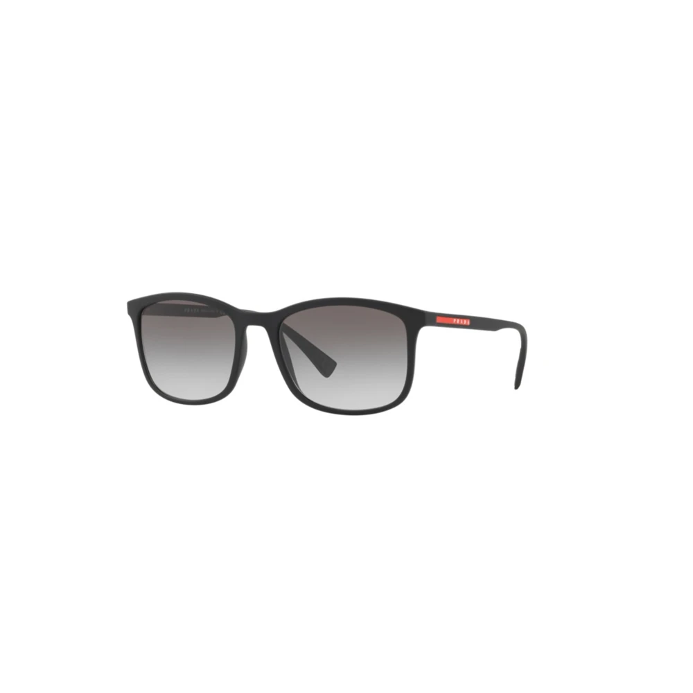 Prada Men's Black Sunglasses, 56 Mm, Sporty Rectangular Sunglasses Ps01ts