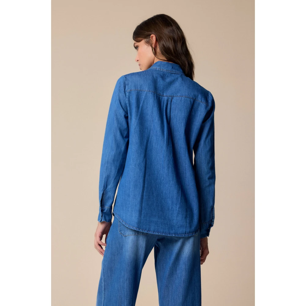 Kocca Stijlvolle Denim Jassen voor jou Blue Dames