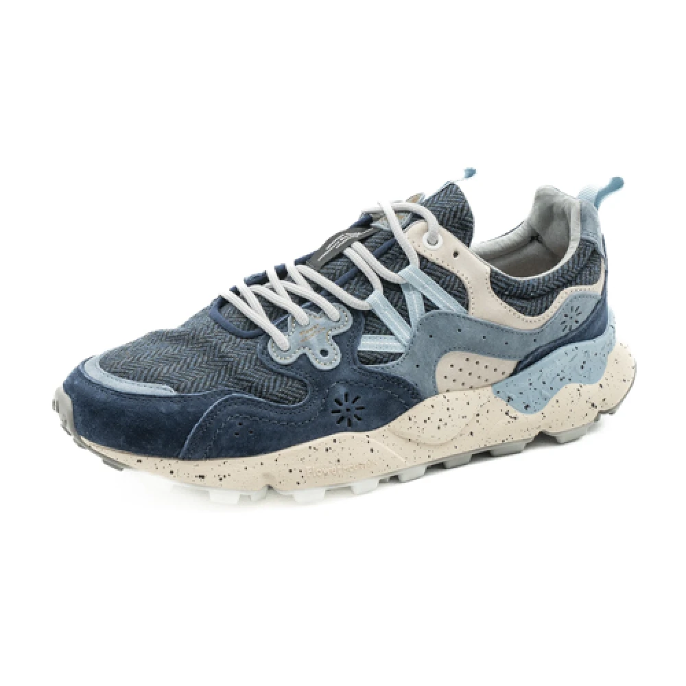 Flower Mountain Yamano 3 Blacklightbluwhit Schoenen Heren Schoenen Blauw