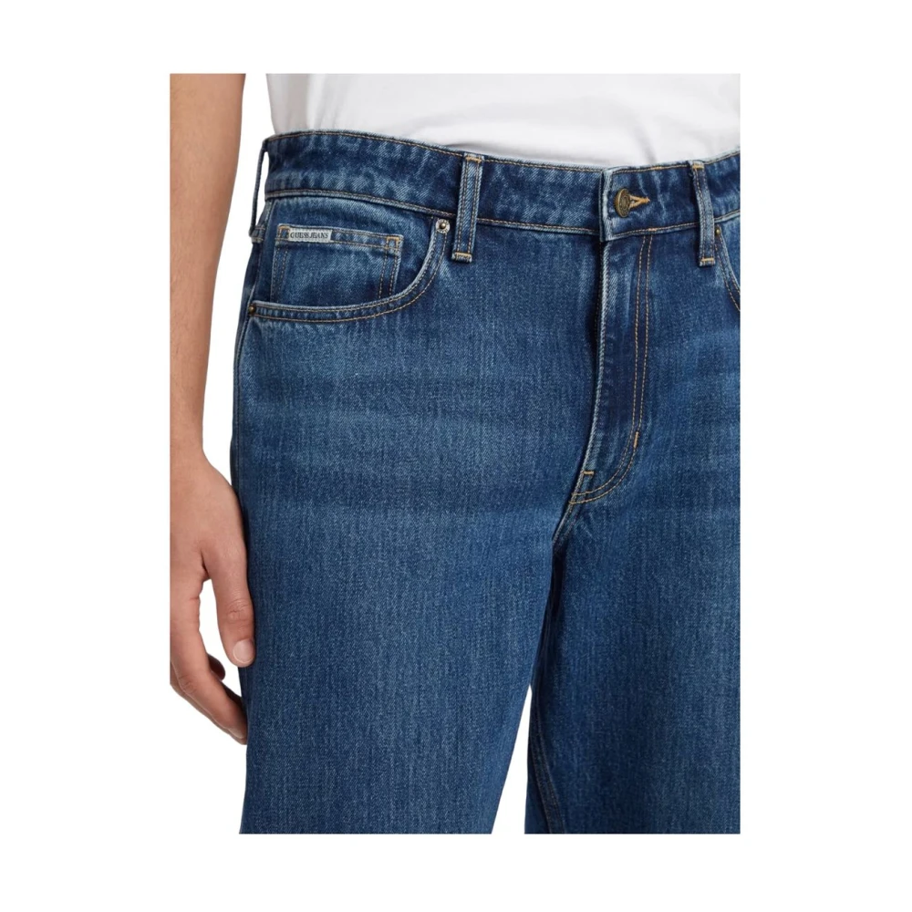 Guess Slim-fit Denim Broek Blue Heren