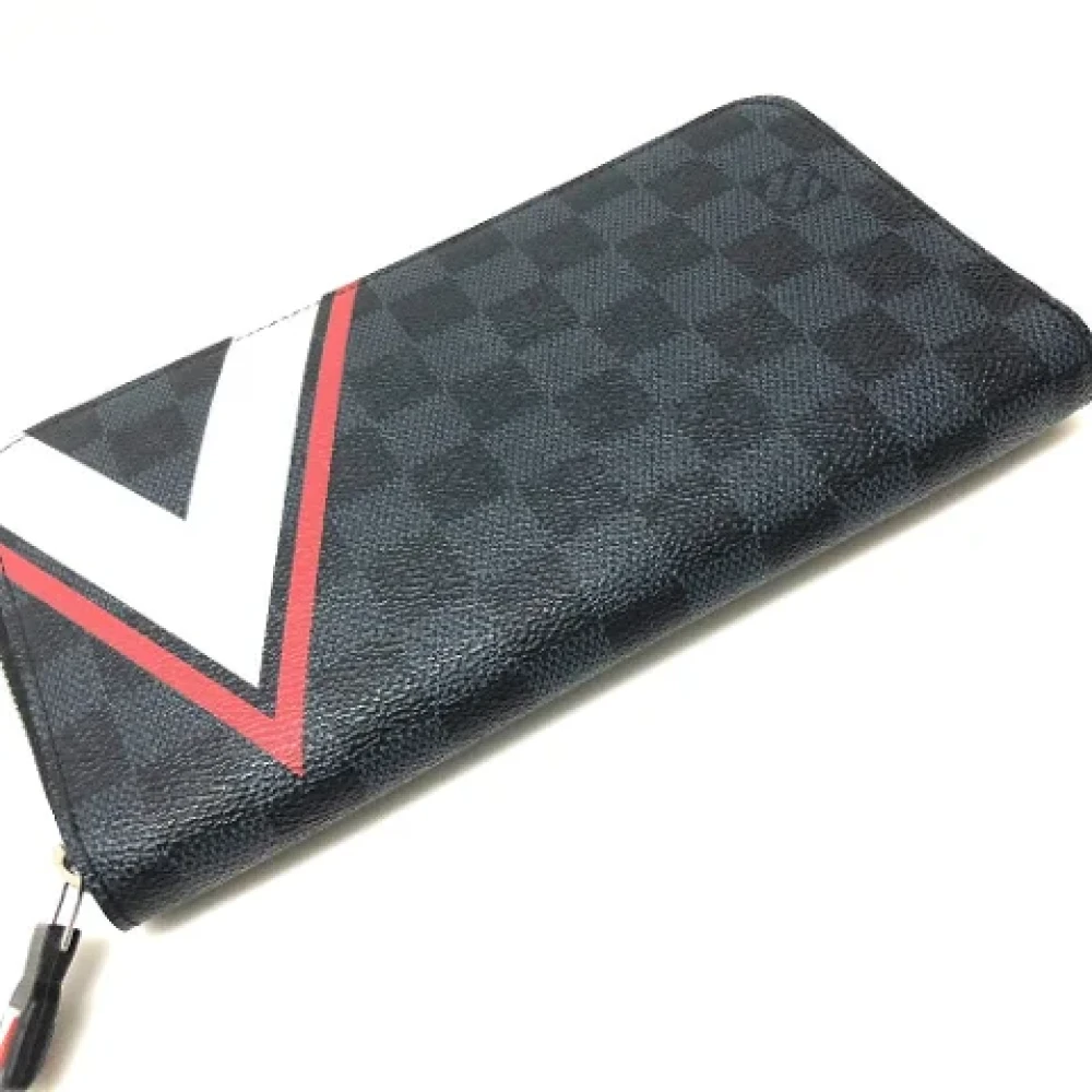 Louis Vuitton Vintage Pre-owned Leather wallets Black Dames