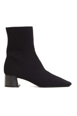 T Monogram Stretch Ankle Boot