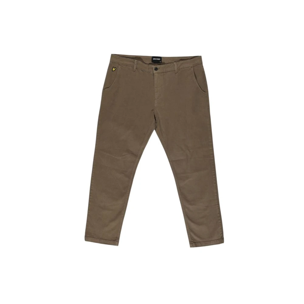 Lyle & Scott Beige Cotton Casual Pants - W38 - Image 2