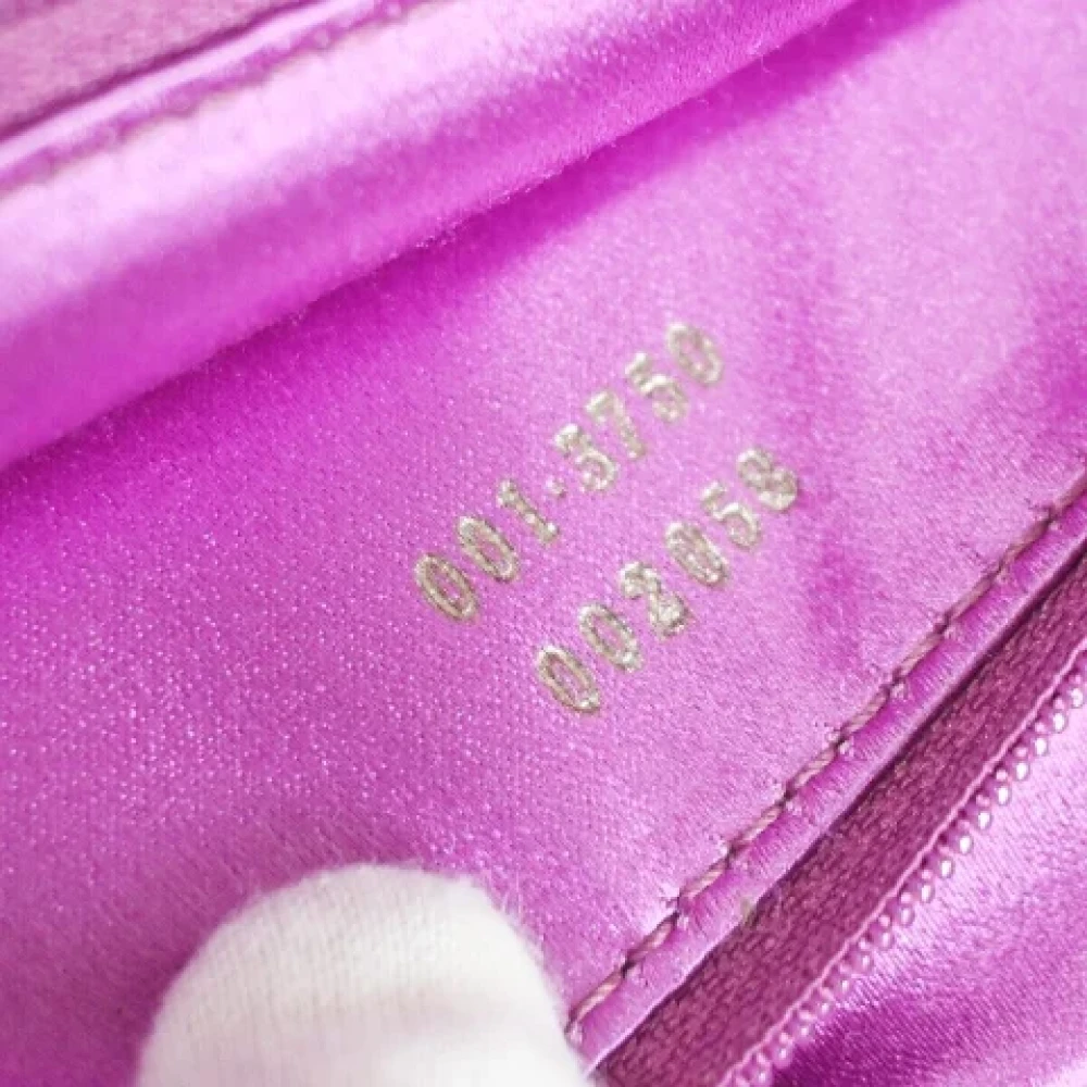 Gucci Vintage Pre-owned Velvet gucci-bags Pink Dames