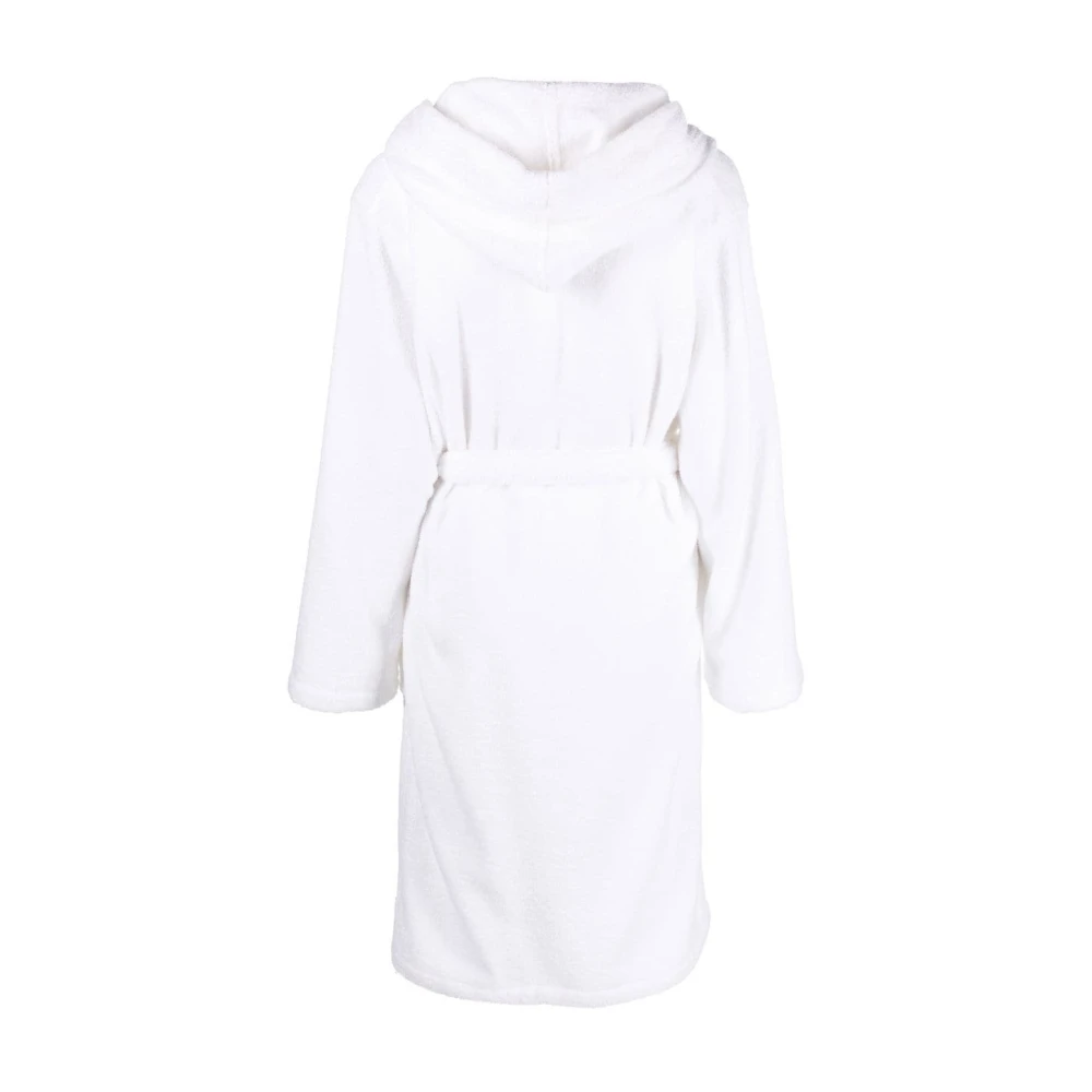Moschino Luxe Teddy Bear katoenen ochtendjas White Heren
