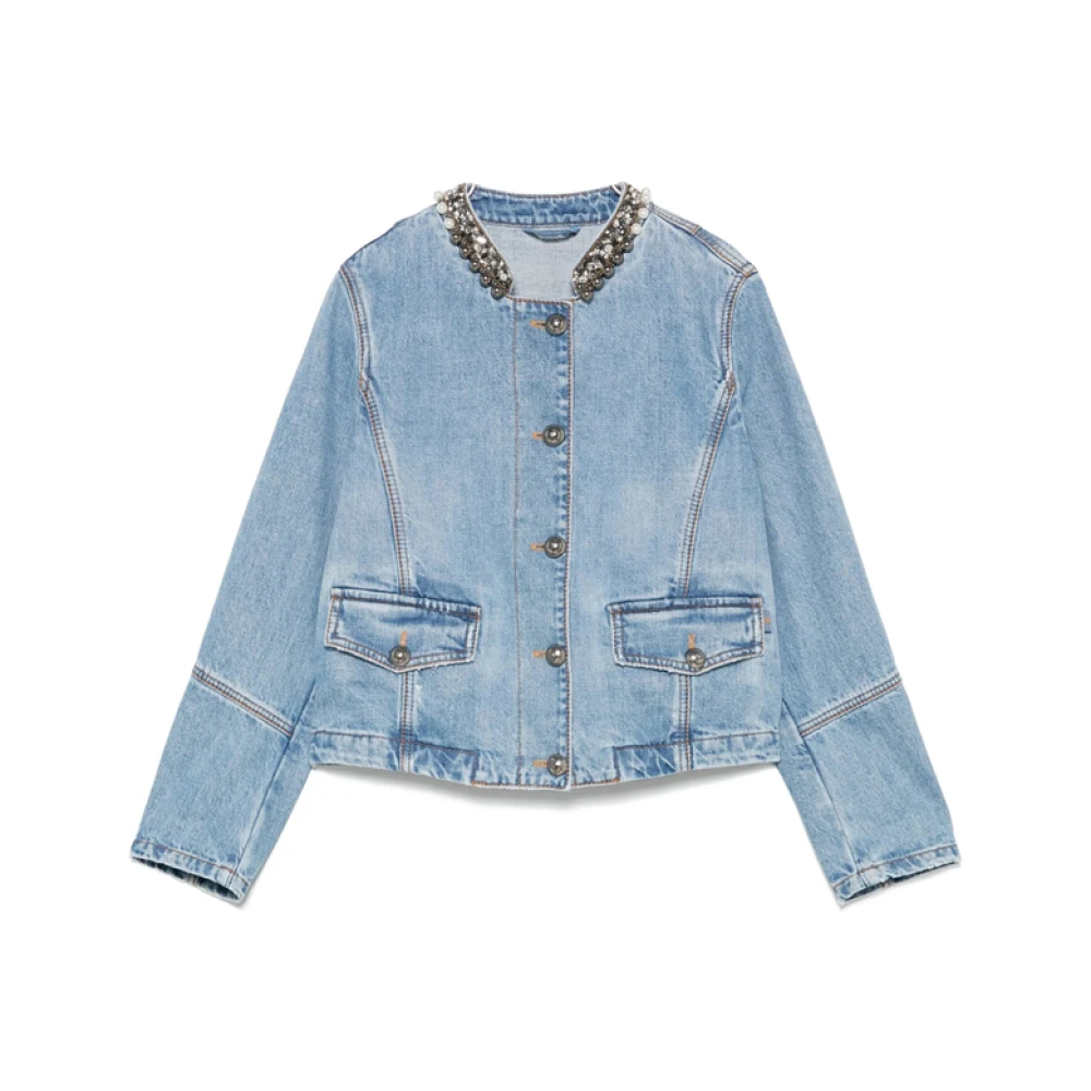 Jackets > Denim Jackets - - Ermanno Scervino - Modalova