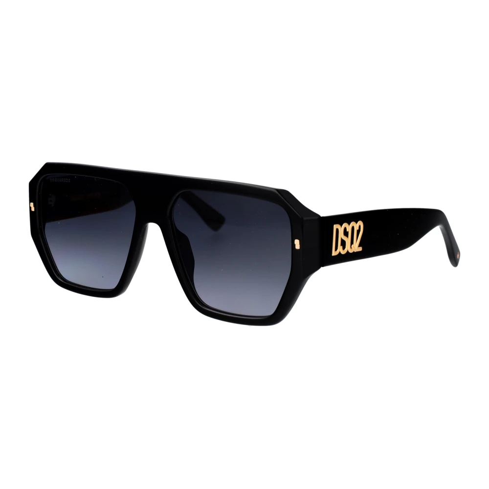 Dsquared2 Svart Stiliga Solglasögon Med Modell D2 0128/S