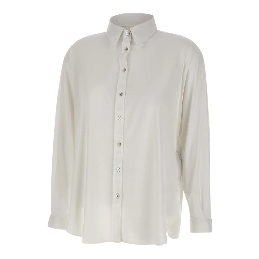 Rrd Women's White Oxford Boyfriend - Shirts - M - Blouses & Shirts