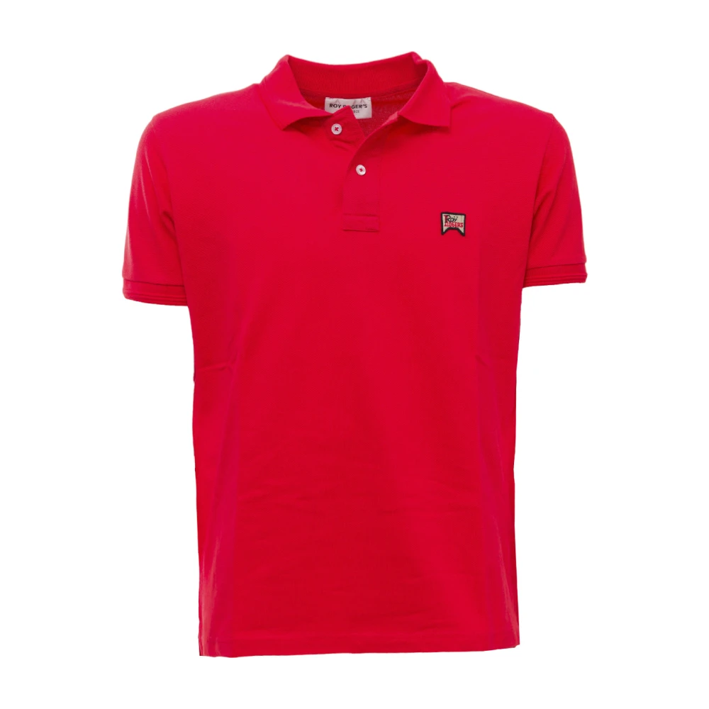 Roy Roger's Polo Shirts Red Heren