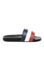 sandales-noires-en-caoutchouc-avec-bride-tricolore