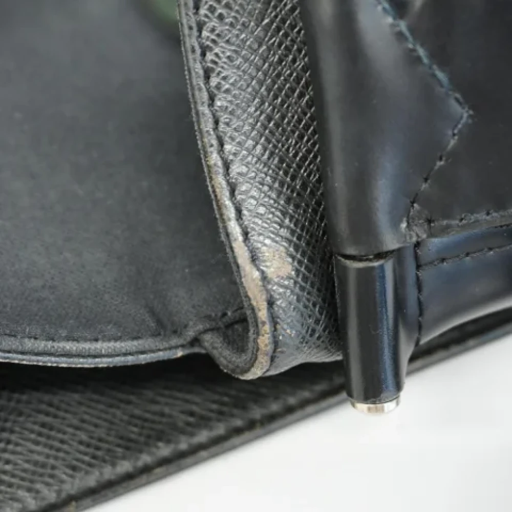 Louis Vuitton Vintage Pre-owned Leather shoulder-bags Black Heren