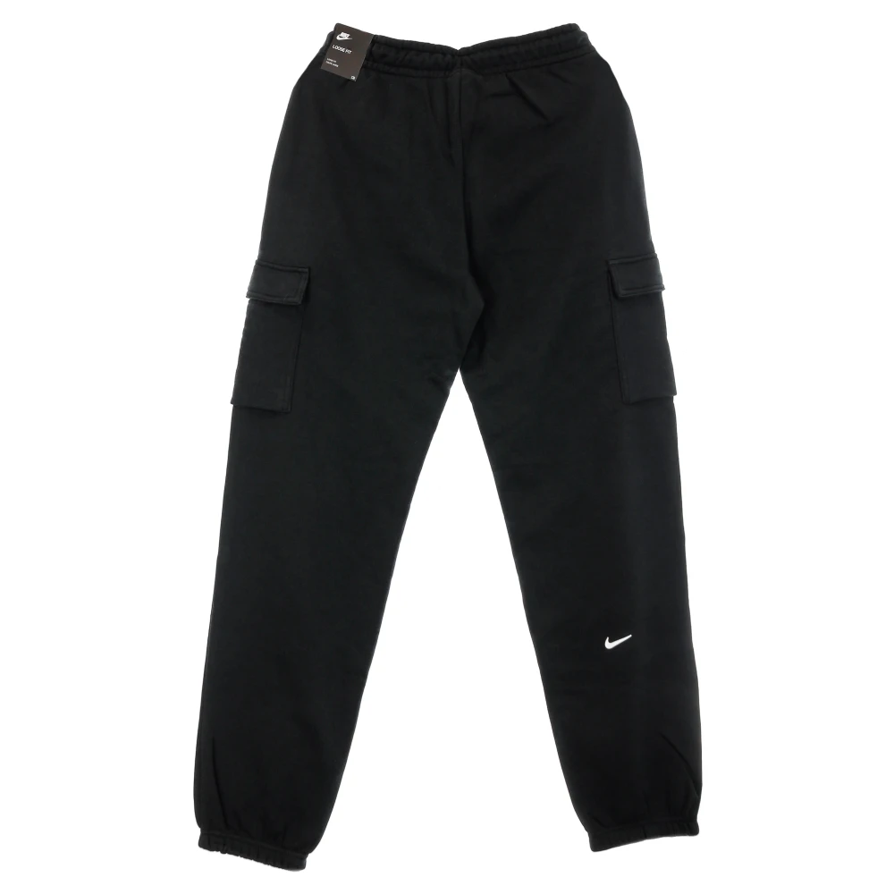 Nike Fleece Cargo Trainingsbroek Black Dames
