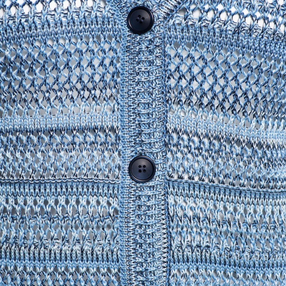 &Co Woman Zacht gebreide cardigan Blue Dames