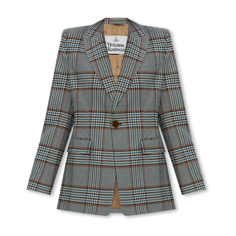 Vivienne Westwood Geruite blazer Gray Dames