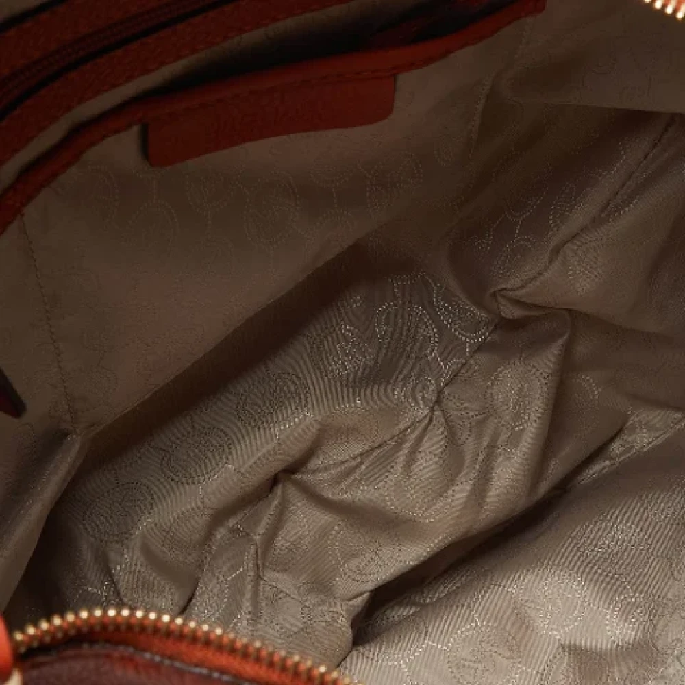 Michael Kors Pre-owned Leather handbags Orange Dames
