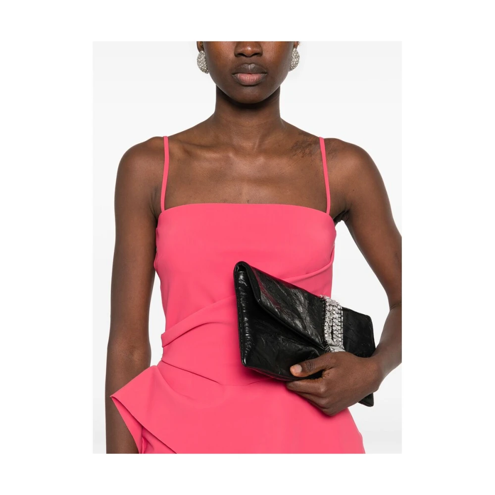 Chiara Boni Framboosroze Gedrapeerd Paneel Jurk Pink Dames