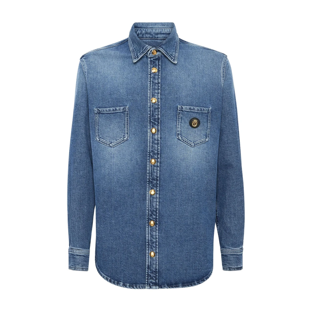 Billionaire Casual Button-Up Shirt in Blauw Blue Heren