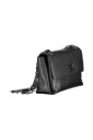sac-a-main-en-polyester-noir-avec-poignees-chaine