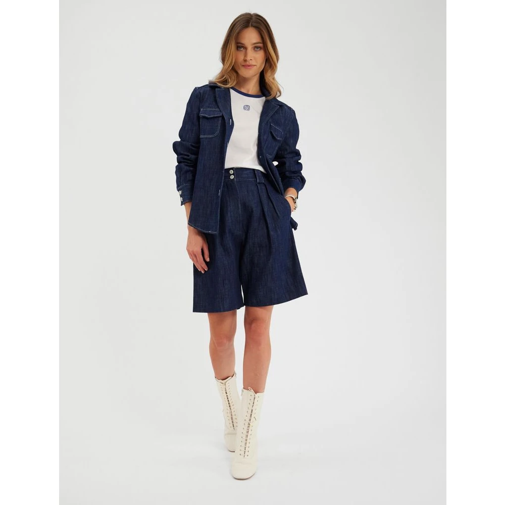 Ines De La Fressange Paris Blouses & Shirts Blue Dames