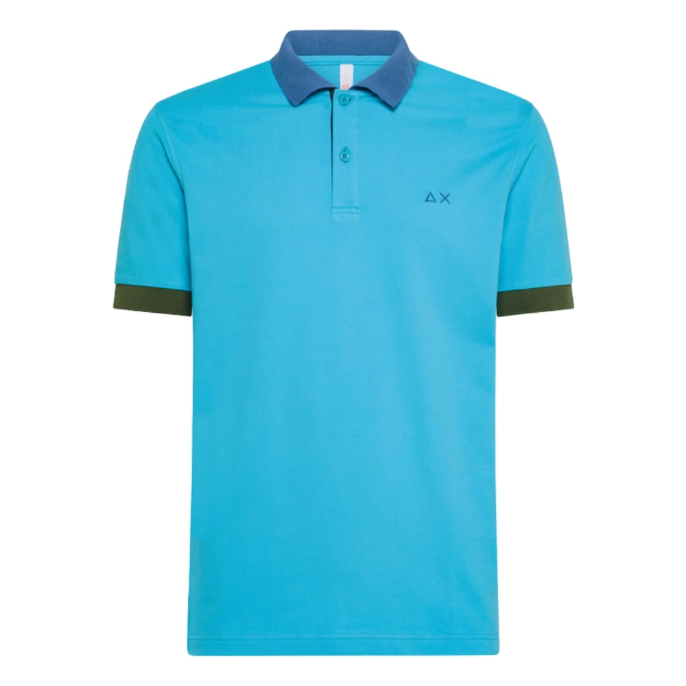 Sun68 - Tops > Polo Shirts - Blue - Sun68 - Modalova