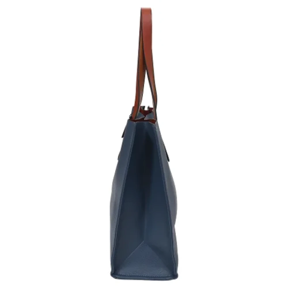 Coach Pre-owned Leather totes Blue Heren