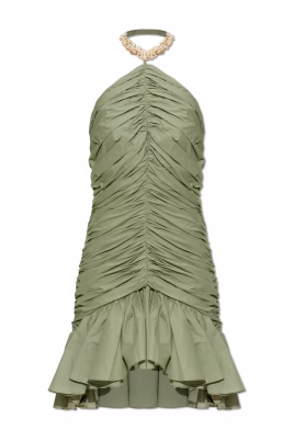 robe-courte-avec-encolure-ornee