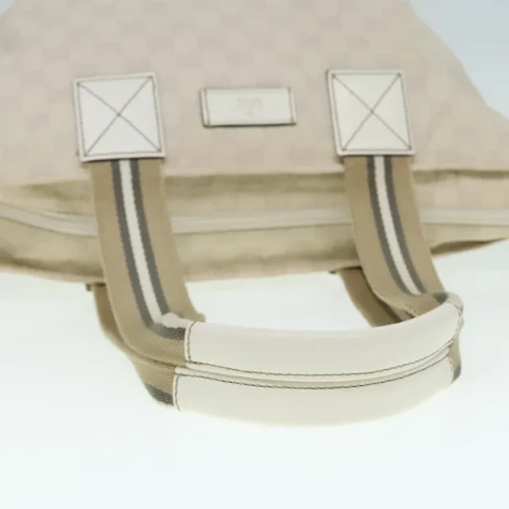 Gucci Vintage Pre-owned Canvas gucci-bags White Dames