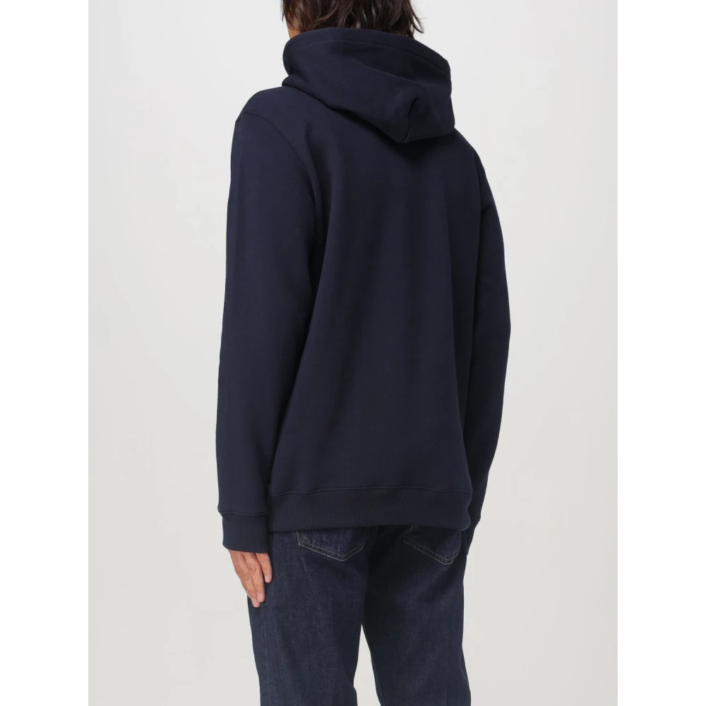 Dondup Basis hoodie Blue Heren
