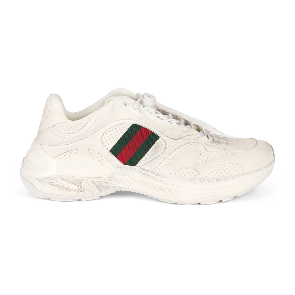 Gucci Men's White Sneakers, 9 Uk, 2.0 Sneaker