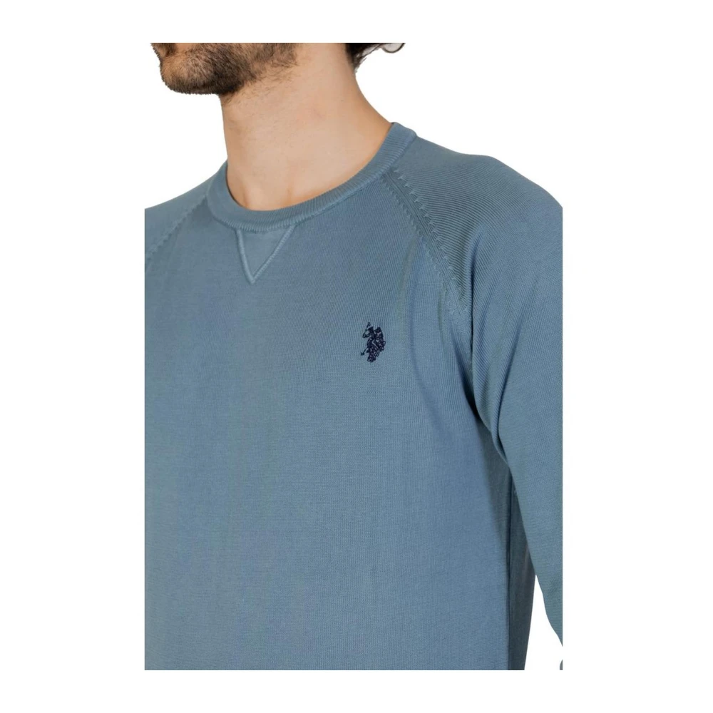 U.s. Polo Assn. Katoenen Jersey T-Shirt Blue Heren