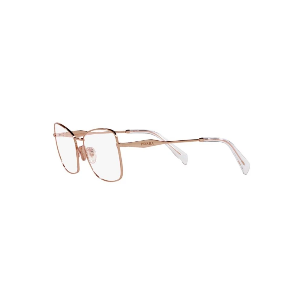 Prada Damesbril met Metalen Montuur in Karamelkleur Beige Dames