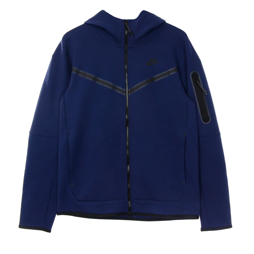 Nike Unisex Blue Training Jackets, Xl, Tech Fleece Zip Hoodie