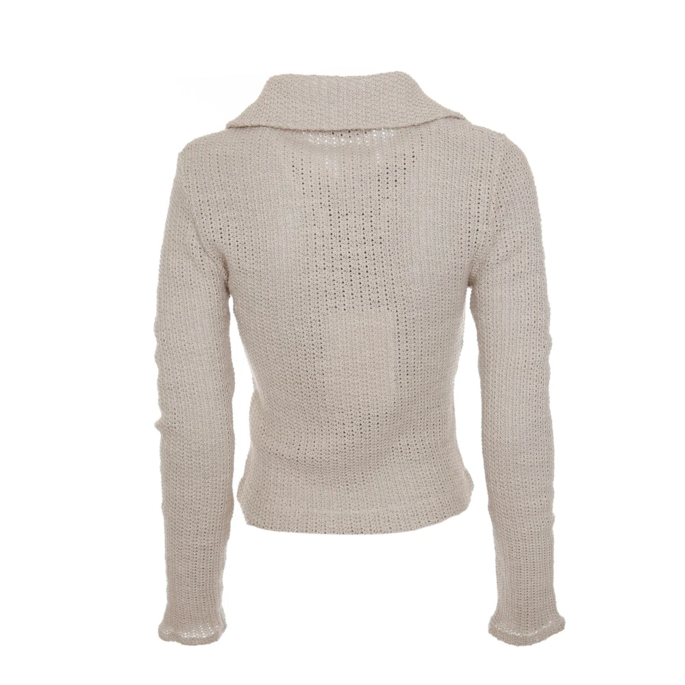 Our Legacy Slim Zip Vest Beige Dames