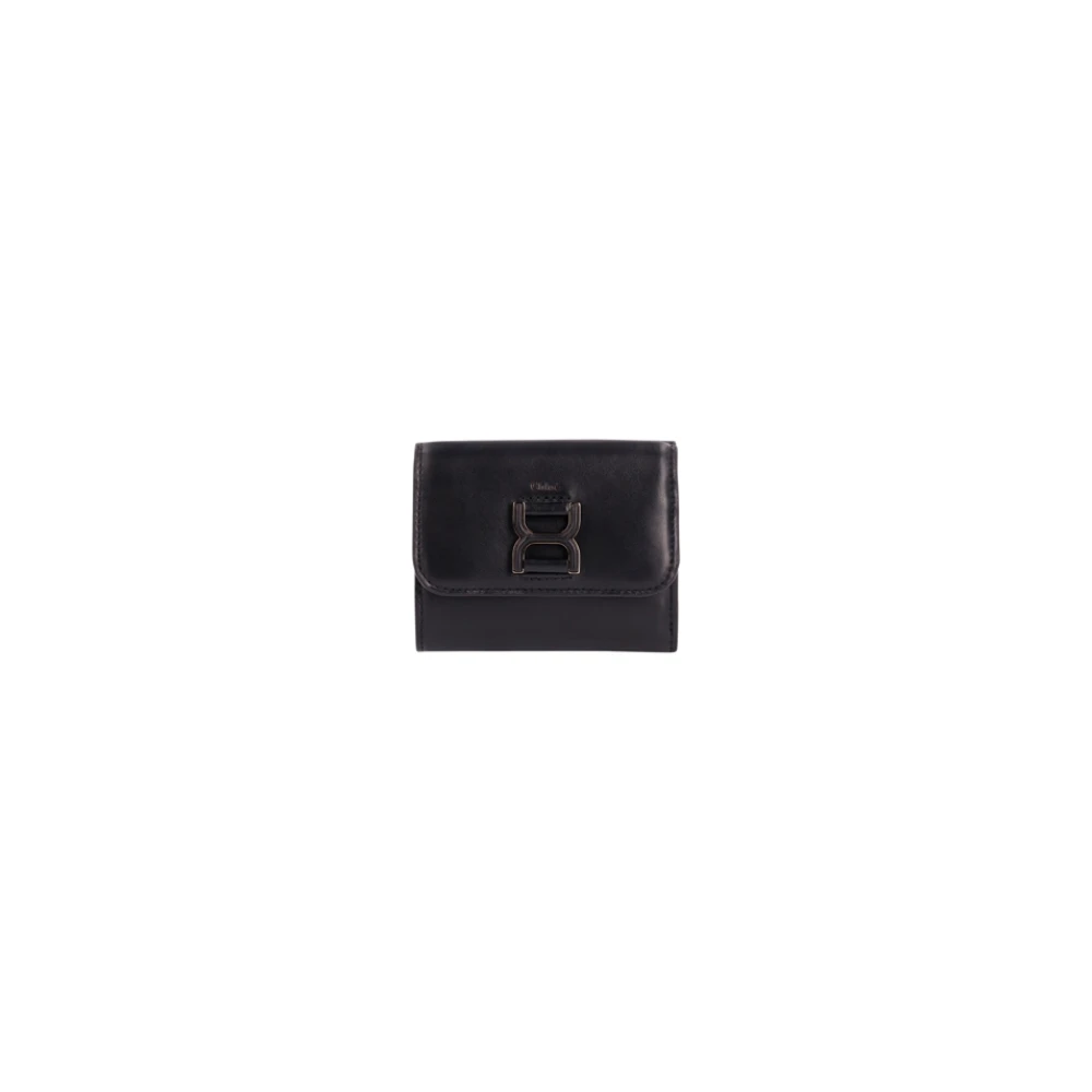 Chloé Black Wallets & Cardholders, Female, One Size, Small Tri-Fold Wallet Marcie Style