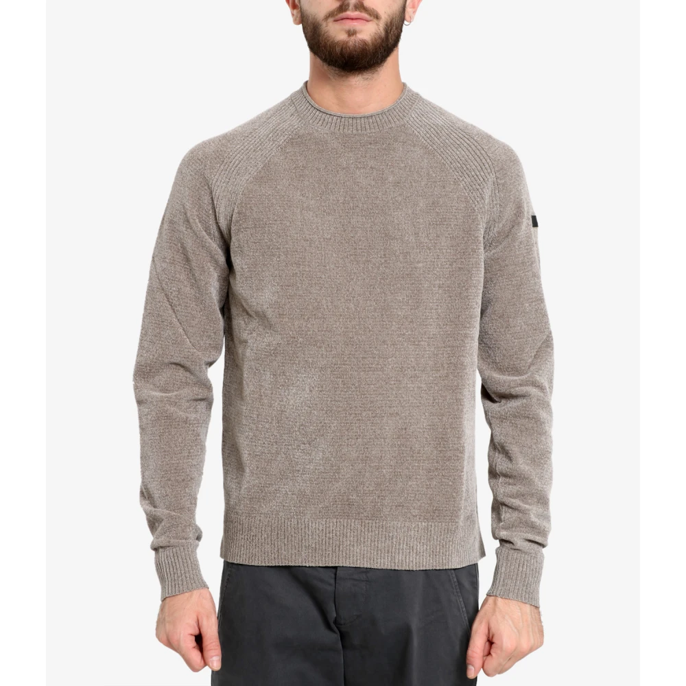 RRD Chenille Dove Grey Sweater Gray Heren