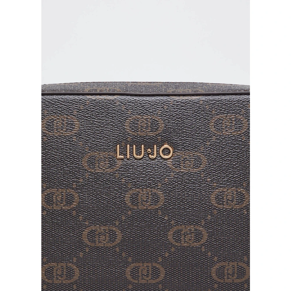 Liu Jo Logo charm schoudertas Brown Dames