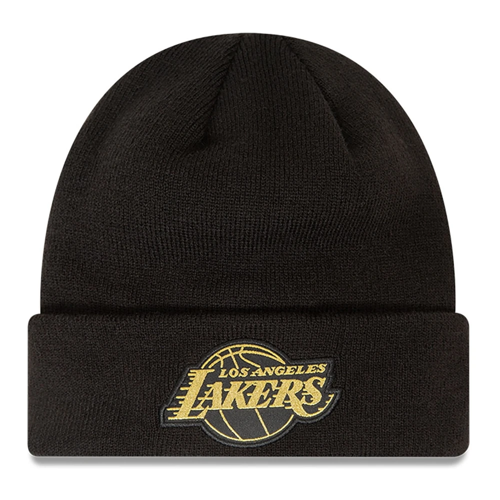new era Lakers Metallic Badge Beanie Black Unisex