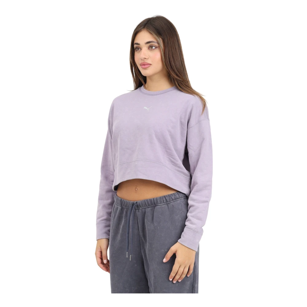 Puma Dare To Paarse Sweater Purple Dames