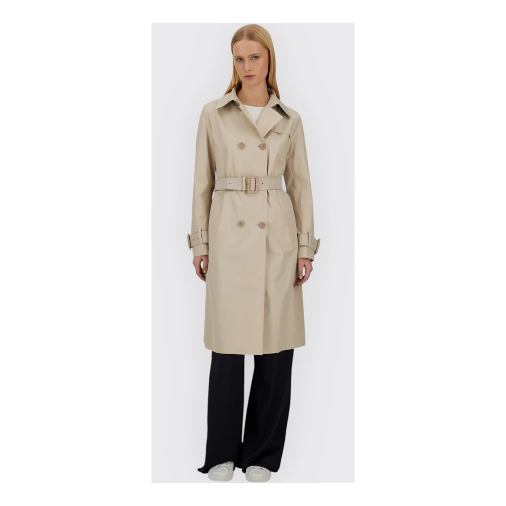 Herno Waterdichte Trenchcoat Beige Dames