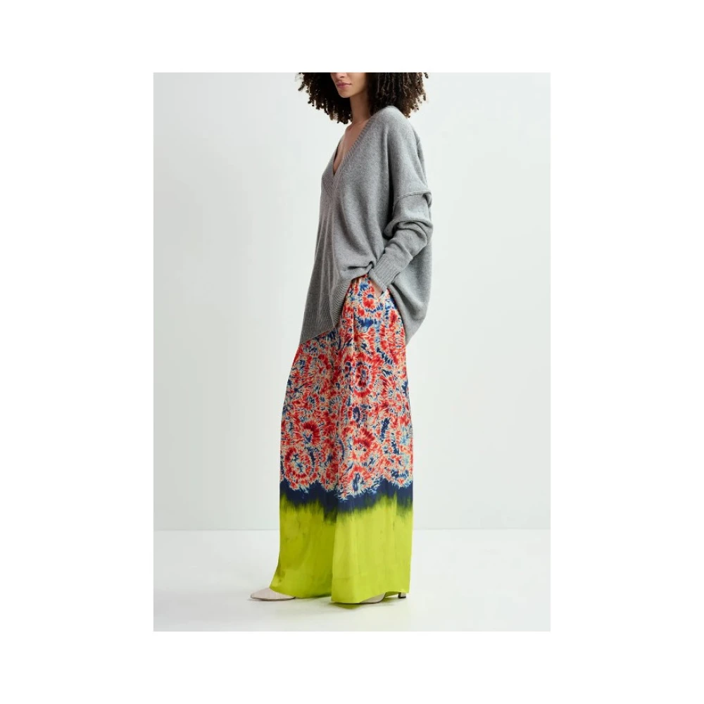 Essentiel Antwerp Oversized V-hals Gebreide Trui Gray Dames