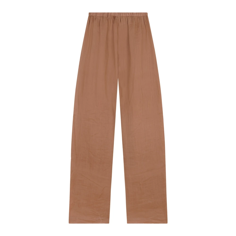 Cortana Rami terracotta ramie broek Brown Dames