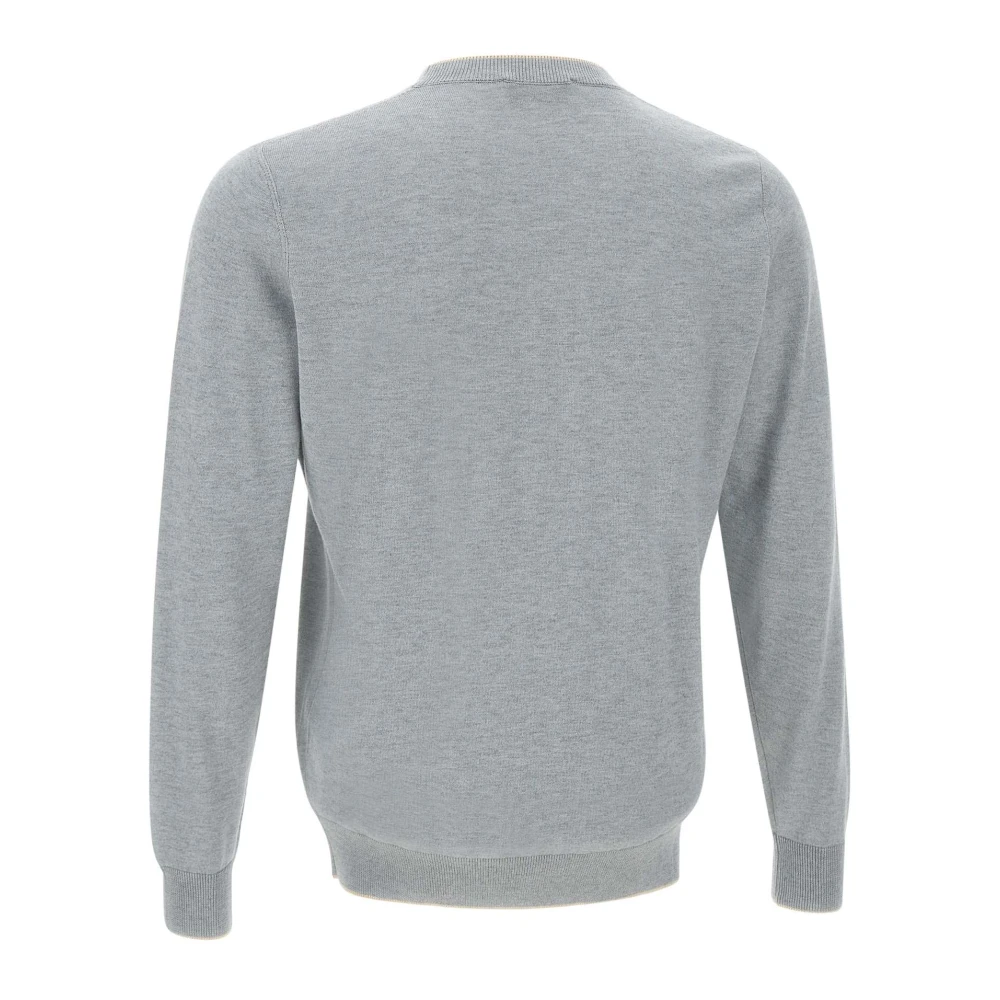 Filippo De Laurentiis Heren Cashmere Trui Licht Grijs Gray Heren