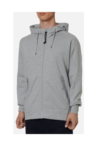 Zip door een goggle hoodie