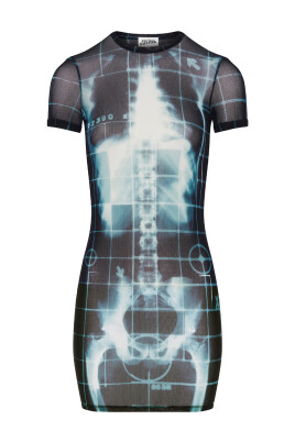 squeletor-print-crew-neck-dress