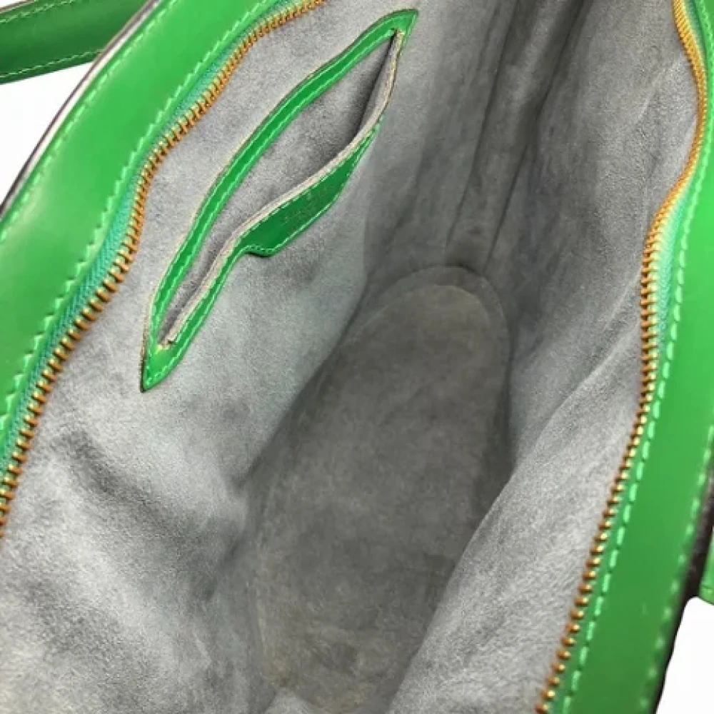 Louis Vuitton Vintage Pre-owned Leather shoulder-bags Green Dames
