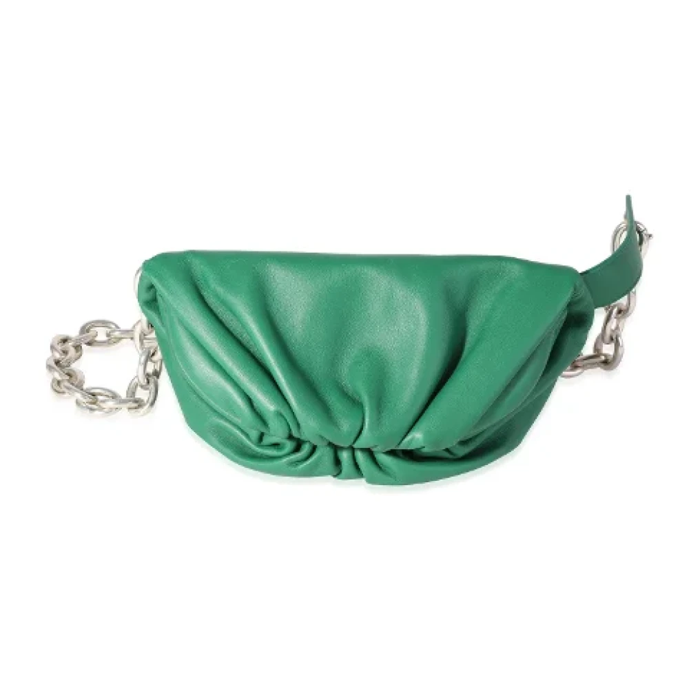 Bottega Veneta Vintage Pre-owned Leather crossbody-bags Green Dames