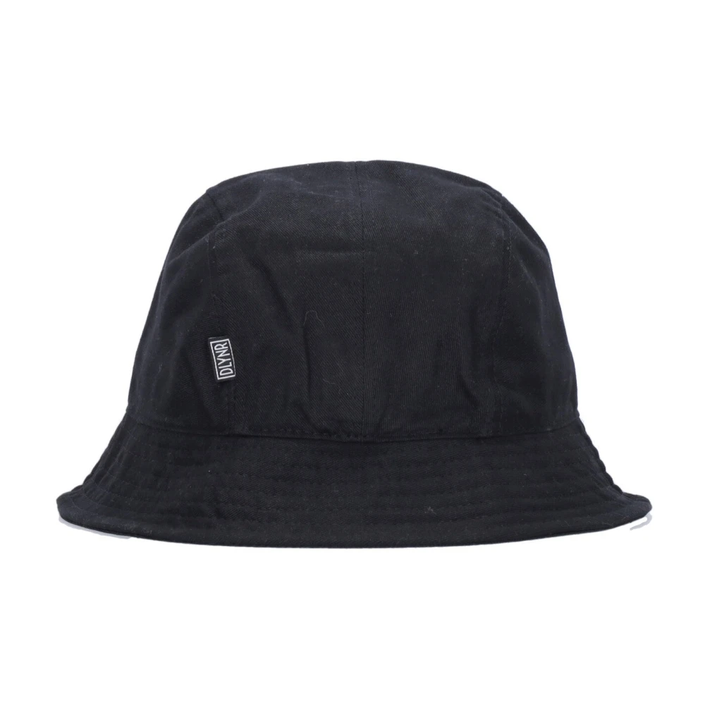 Dolly Noire Zwarte Bucket Hat Samenwerking Geborduurd Katoen Black Heren